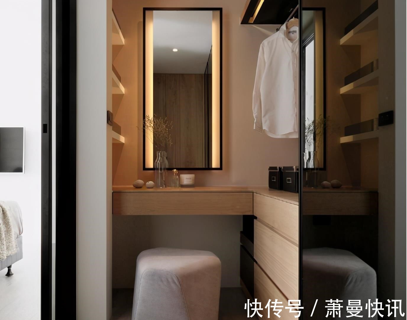 性冷淡|现代标准空间,灰度空间搭配清玻墙面,令人意犹未竟的性冷淡风