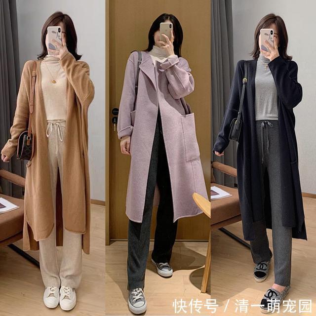 简约风 大衣里面穿什么？今年流行这4款单品，时髦又保暖
