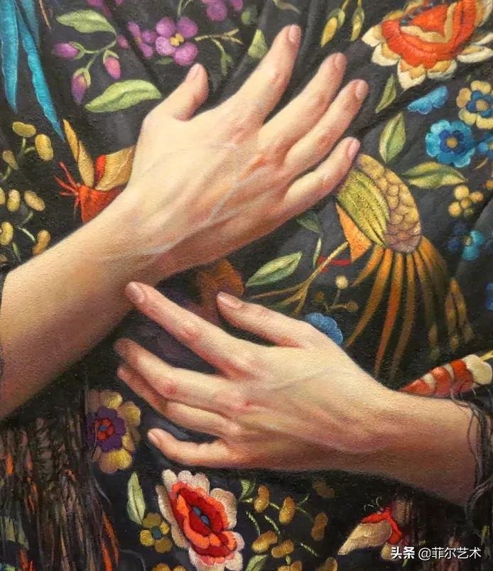 女画家@女画家索莱达·费尔南德斯画笔下的女子人物沉稳自然,美丽优雅