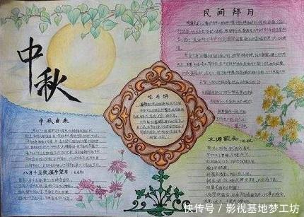 中秋节主题手抄报大全,创意新颖,简单好画!