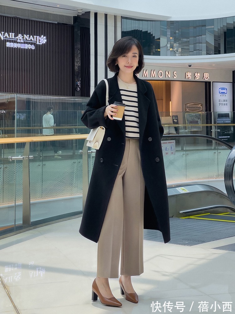 西装裤|果真,穿裤子还是要“露脚踝”才洋气,小个子女生穿搭值得借鉴!