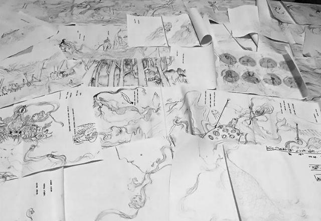 插画师@92年中国最美插画师,闭关一年画洛神,一笑倾城