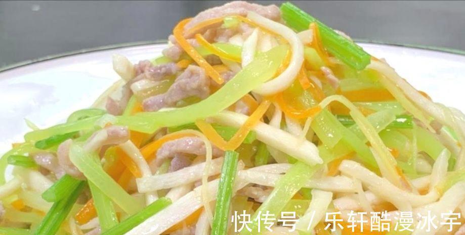 光看外表就被吸引的五彩肉丝，好吃又健康，做法简单