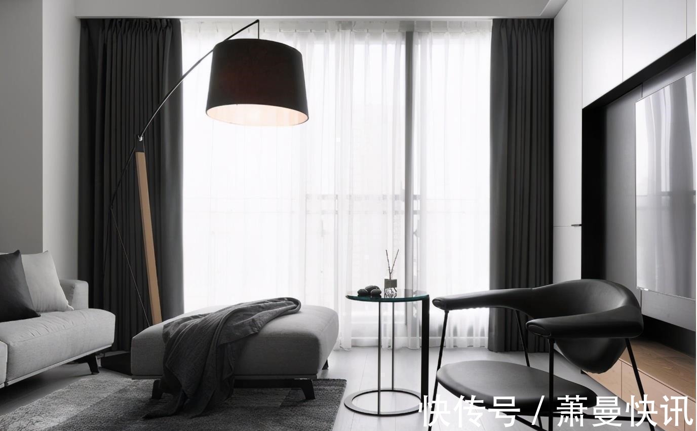 性冷淡|现代标准空间,灰度空间搭配清玻墙面,令人意犹未竟的性冷淡风