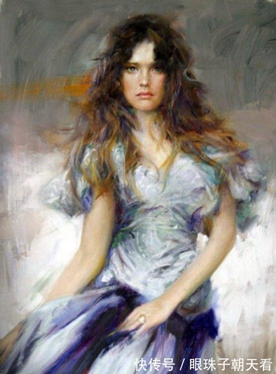 绘画|唯美惊艳,完美妙曼——令人内心悠然荡漾的美女画作