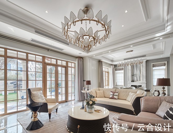 大理石|600㎡豪宅别墅，装修出来的轻奢风有多牛？