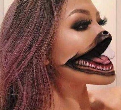 美女|美国一美女展示独家化妆术,3D效果堪称PS,看着有些恐怖