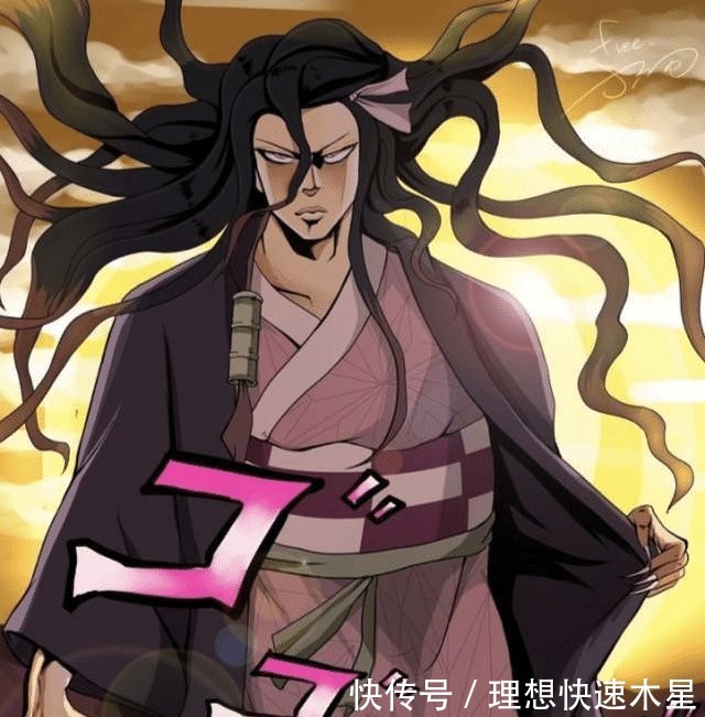 三幻神|《鬼灭之刃》全员JOJO化,九柱这强悍的画风,十个无惨都打不过!