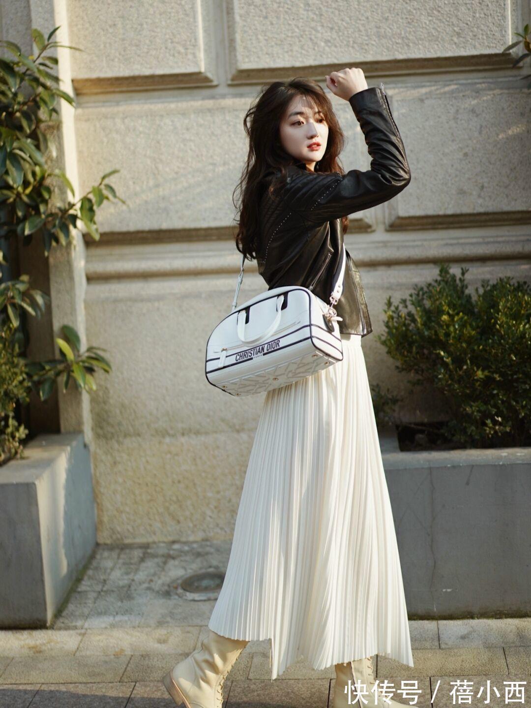 外套 春季皮衣的高级感穿搭来了,一种单品多种穿法,酷炫感信手拈来