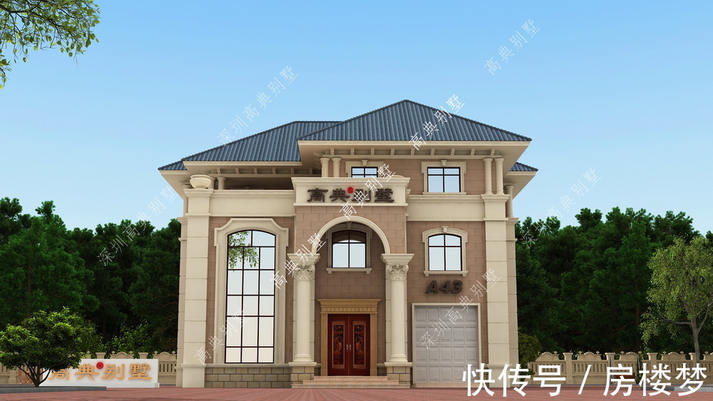 别墅|三层简欧别墅设计,来感受真正的极简风格,一起来看下吧。