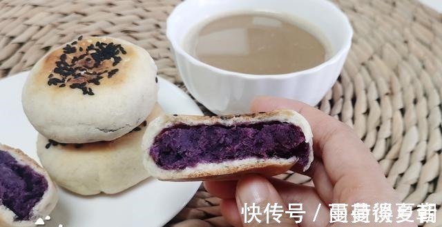 全麦饼|手把手教你做“无油、无糖”的“紫薯全麦饼”,营养好吃,又低脂!
