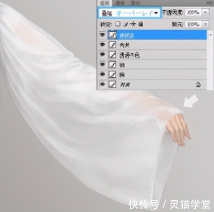  透明|透明纱质衣服怎么画？教你画出薄透的纱质布料画法教程！