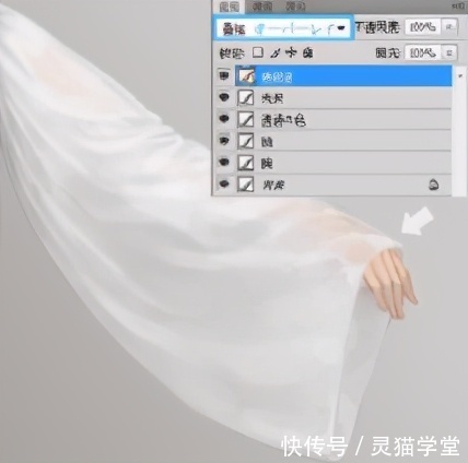 透明|透明纱质衣服怎么画?教你画出薄透的纱质布料画法教程!