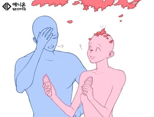  笔下|绘画素材丨anionart 笔下的18P 情侣CP