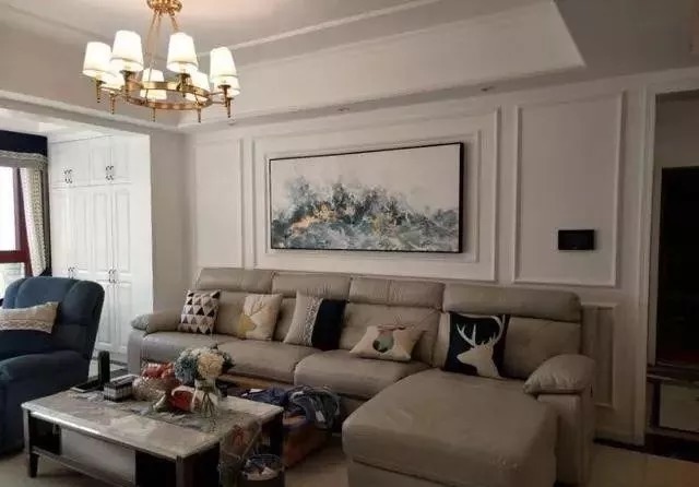 电视墙|终于入住新家,晒晒,130平新房,玄关实用极了,电视墙最个性!