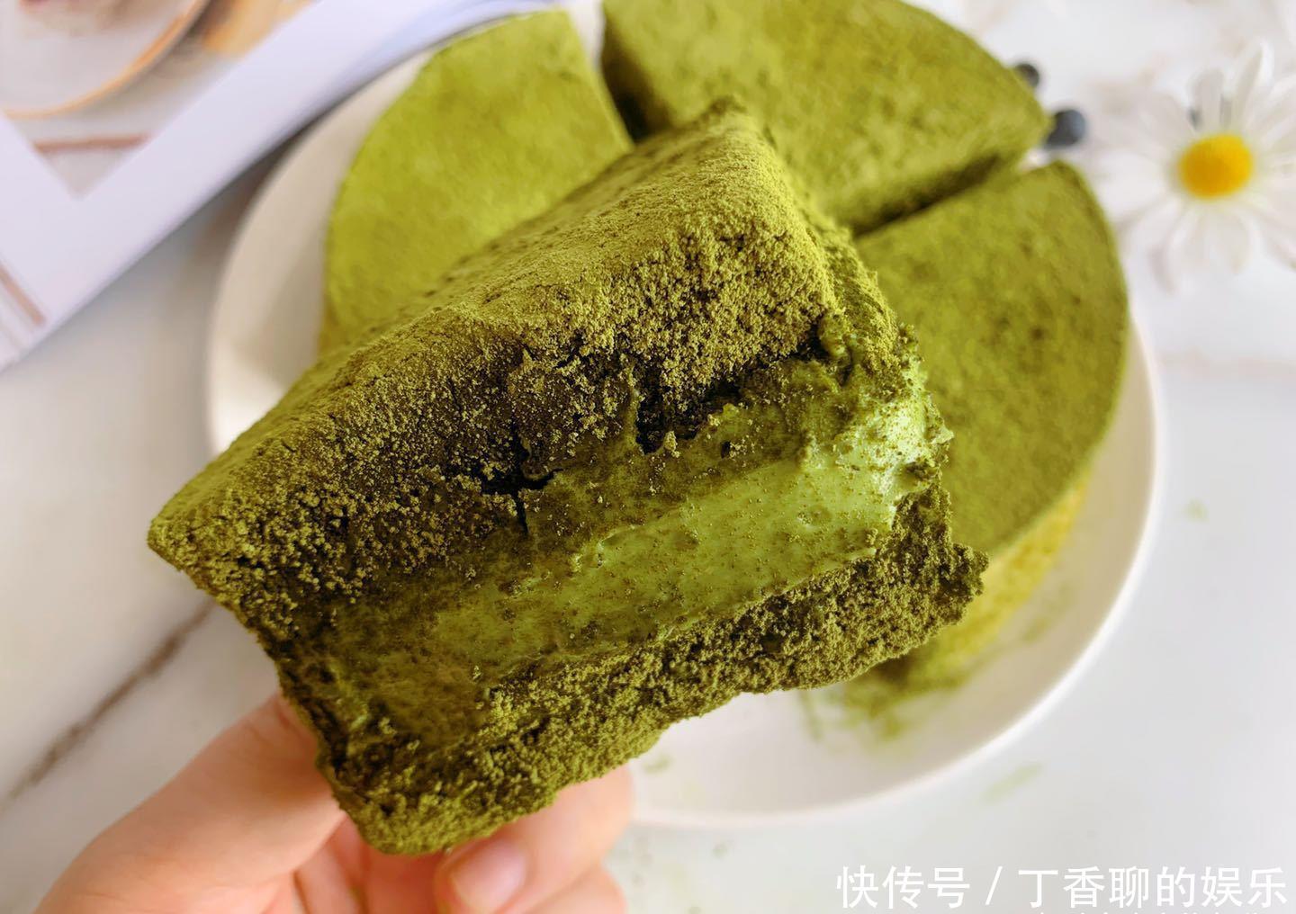 了给|网红抹茶冰乳酪蛋糕,制作简单味道赞,学会了给家人露一手