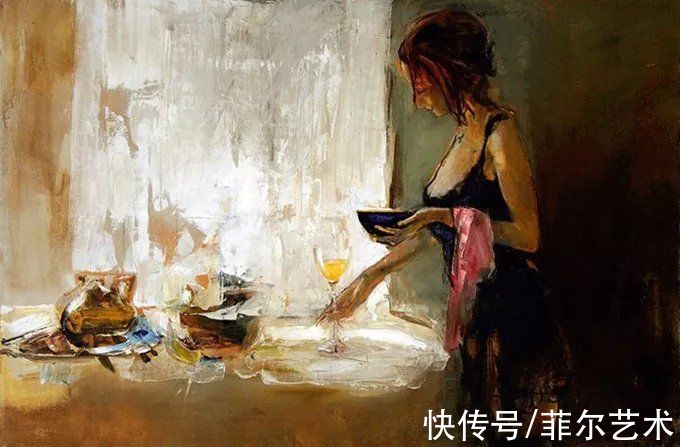 雷兹尼琴科！乌克兰著名画家谢里·雷兹尼琴科人物油画作品欣赏