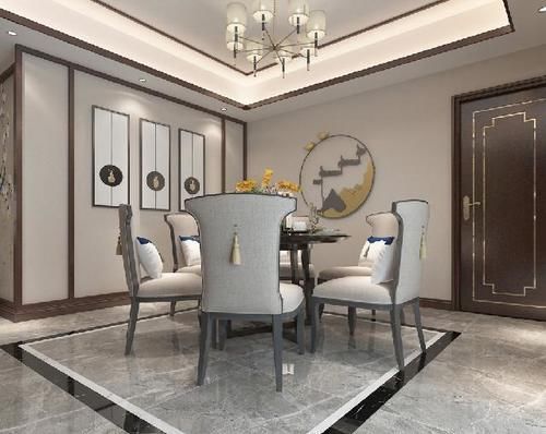 山水画|181平米三房两厅，把中式装修做到如此精致，老少都爱上了中式风