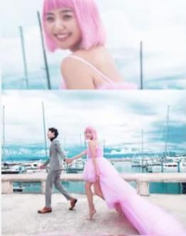 摄像师|黑妹子穿“芭比粉”拍婚纱照,现场照片黑成碳,成片却惊艳众人