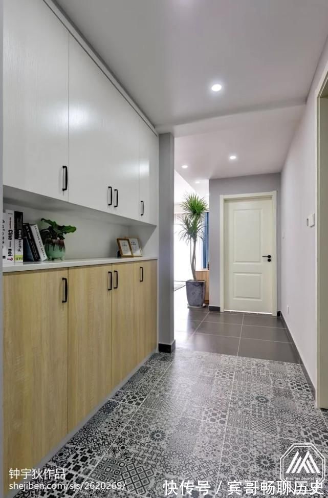 拼花|玄关是家的门面,原来地砖也可以铺得这么美~