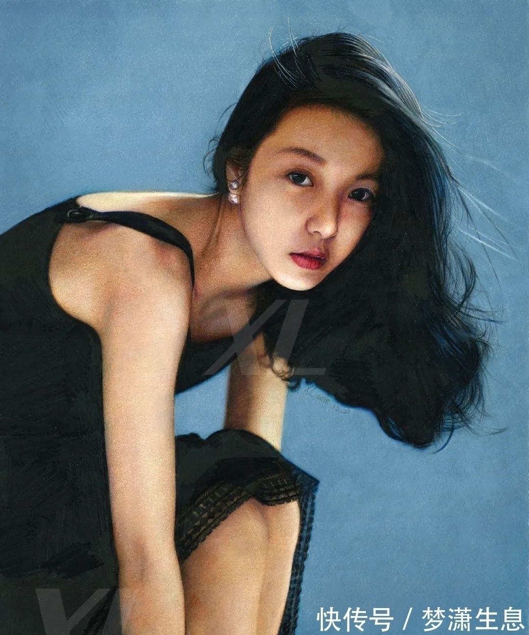 孟老师!清华美院男神酷似金城武!为一幅画累瘦17斤,堪比彩铅界“冷军”