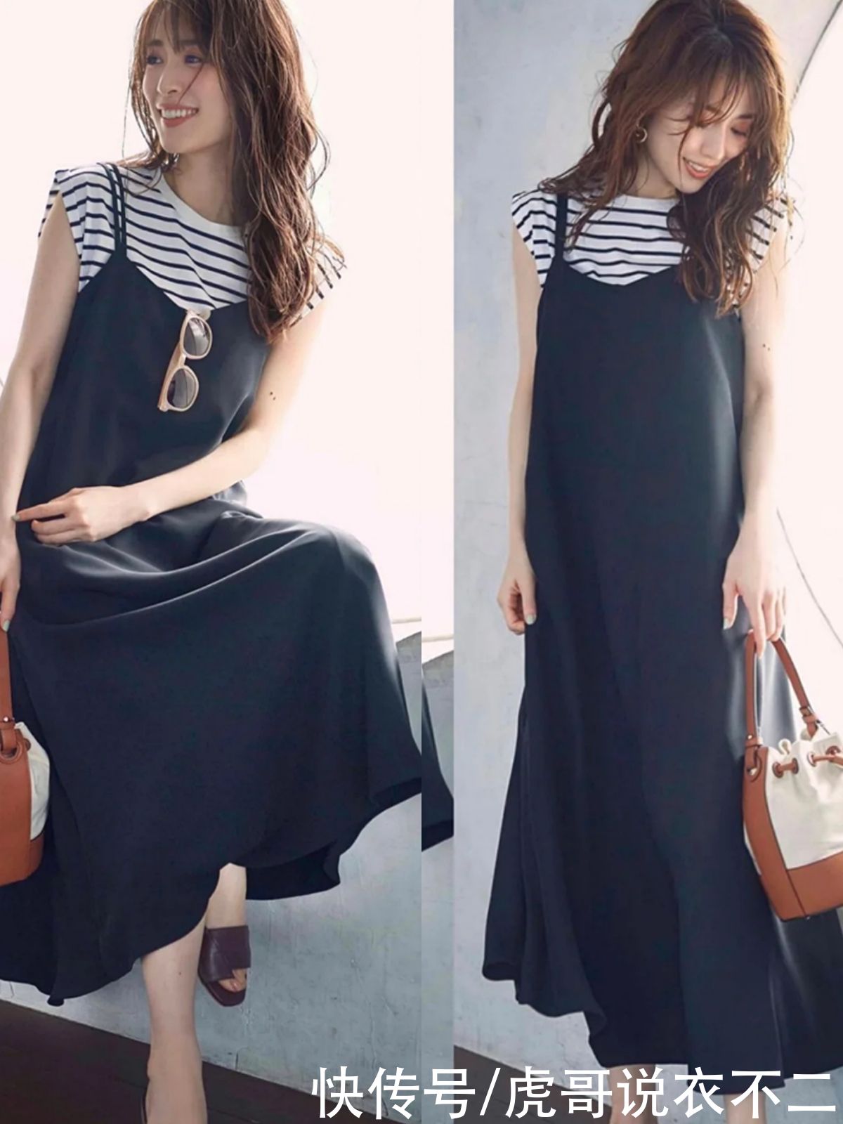 彩色系|背带裤、背带裙这么穿也太减龄了！成熟女人照着搭，显年轻还时髦