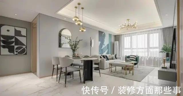 优雅|142平现代风四居室,客厅从任何角度看都有美感