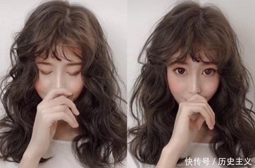 发型|女人脸大,别再留直发了!试试这3类“卷发”,显脸小,很高级