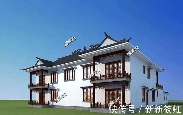 中式|农村建房别再建老土的欧式了,要建就建中国最牛的房子四合院
