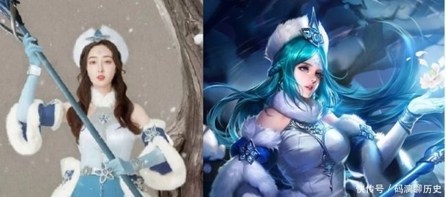 女神|明星cos王者荣耀,蒋梦婕的王昭君像冰雪女神,看到最后酸了!