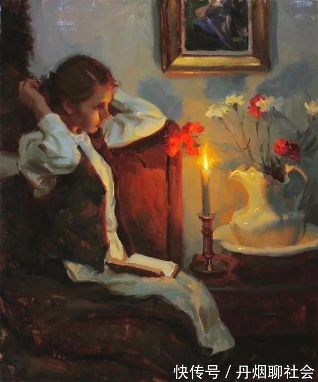 迈克尔·马尔姆!寻找生命中的光,70后印象现实主义画家迈克尔·马尔姆的油画