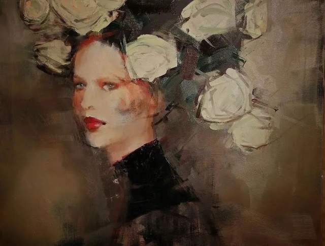 油画颜料|她以生动、动感和现代的笔触,描绘画面