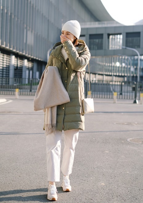 卫衣 女人再懒,冬天也不能乱穿衣!跟着博主这样穿羽绒服,超美!