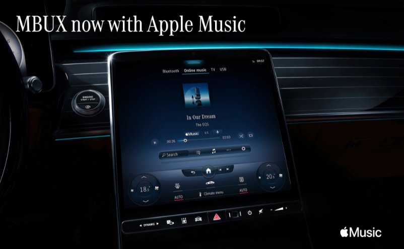 mbux|Apple Music即将登陆梅赛德斯 - 奔驰MBUX信息娱乐系统