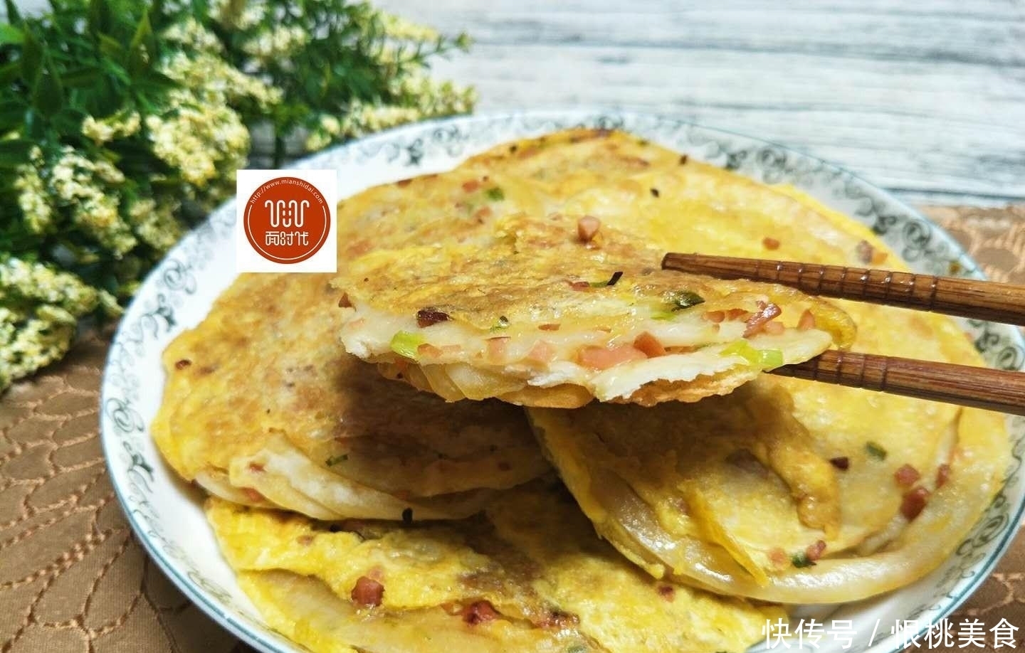 我家葱油饼都不用发面，做出来酥脆香软，比外面手抓饼还好吃！