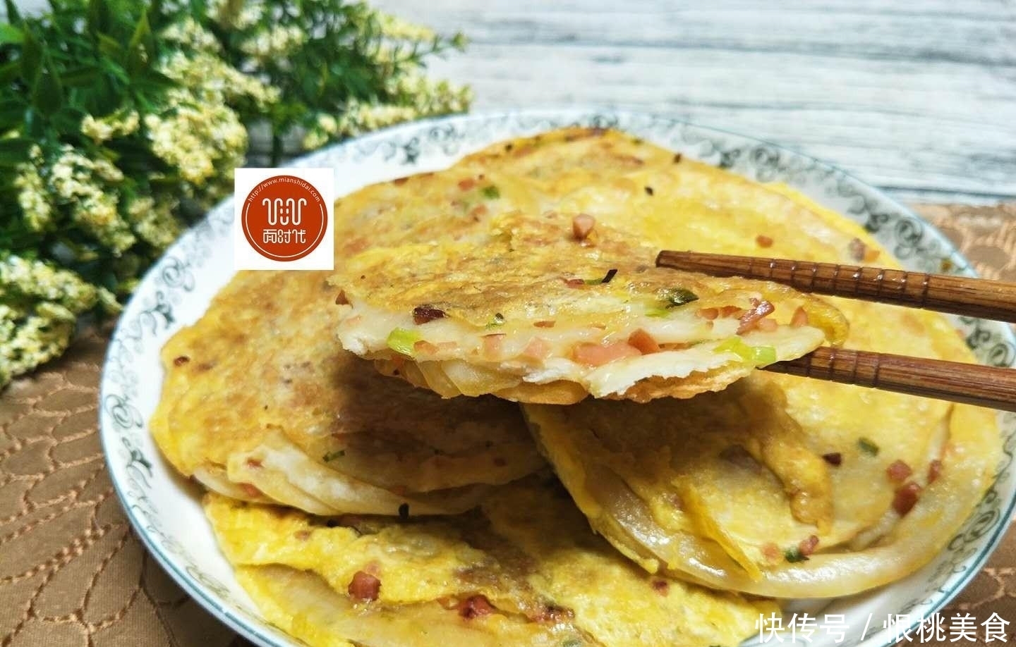 我家葱油饼都不用发面,做出来酥脆香软,比外面手抓饼还好吃!