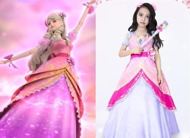 COS|小朋友COS的叶罗丽仙子,灵公主过于高冷,冰公主是异国小萝莉!