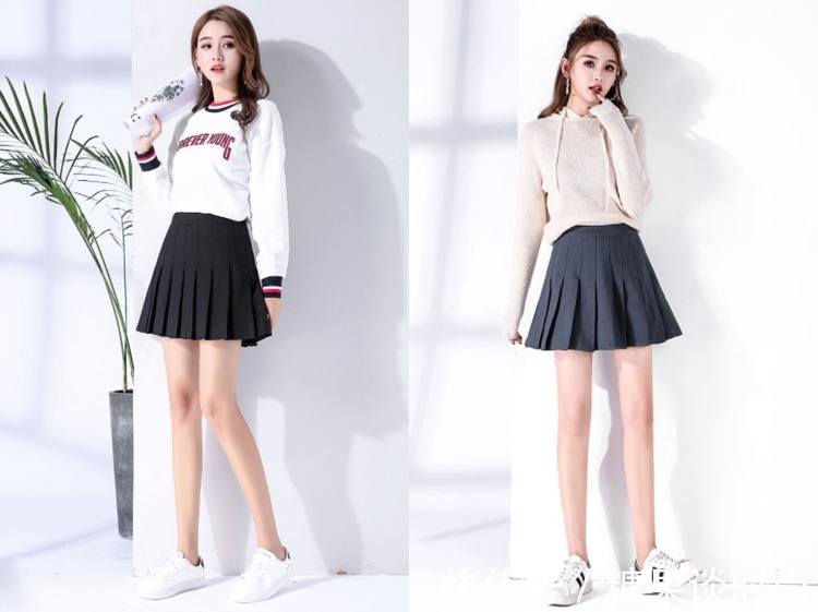 裙子 半身裙,我只爱“网纱裙”&“百褶裙”,搭配起来真是太美了