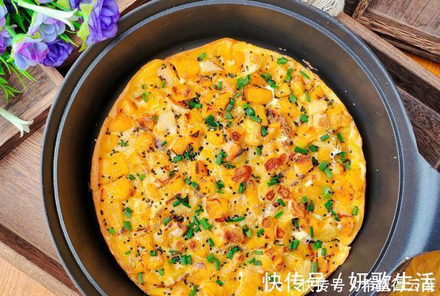 做法|4个馒头3个蛋,教你懒人早餐做法,5分钟就出锅,又香又脆