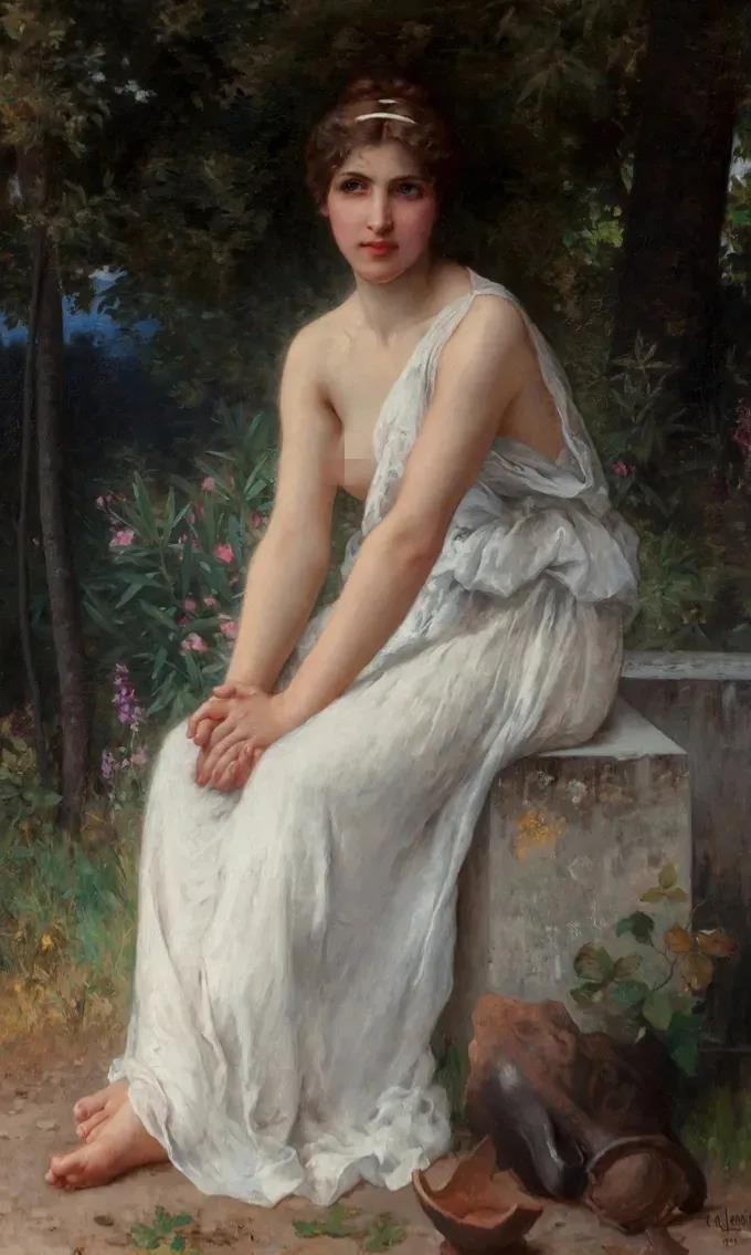 粉红玫瑰@法国画家 查尔斯笔下的仙女,用“风华绝代”形容,真不为过