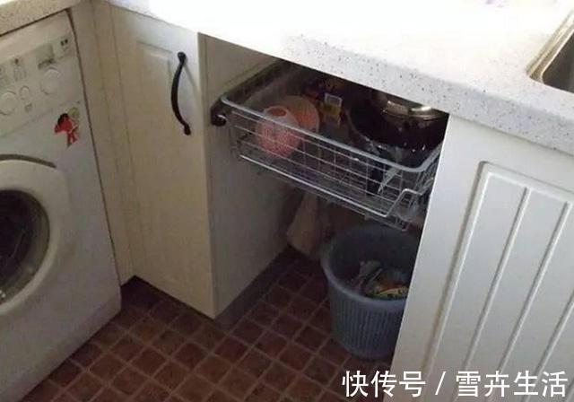 橱柜|晒晒我家3平米厨房，朋友们都说头次见水槽这样装，真是太有才了