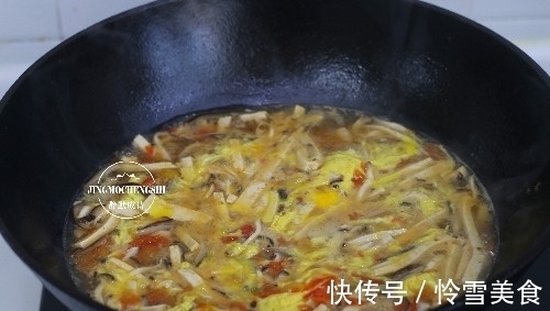 秋冬|十分钟快手汤,酸爽可口,营养美味,秋冬驱寒保暖必备