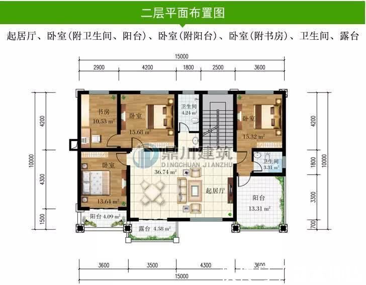 卧室|占地150平方到180平方,9套自建别墅图纸,农村建房不愁