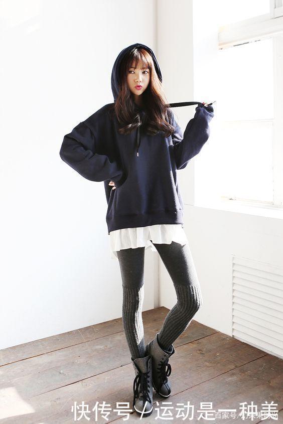 打底裤穿搭范例36种,简简单单看图学穿搭