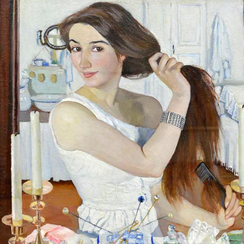 特列恰柯夫&俄罗斯特列恰柯夫美术馆藏品人物油画作品欣赏