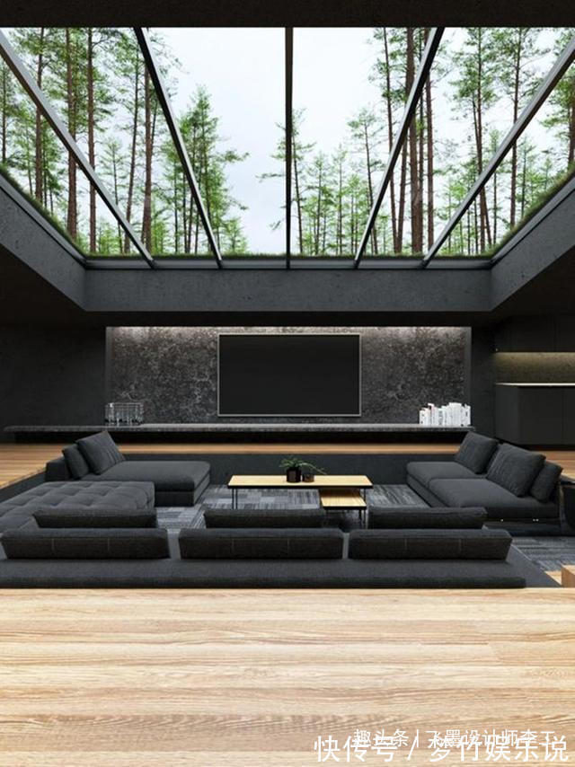 这才叫享受生活,地面下挖30公分做下沉式