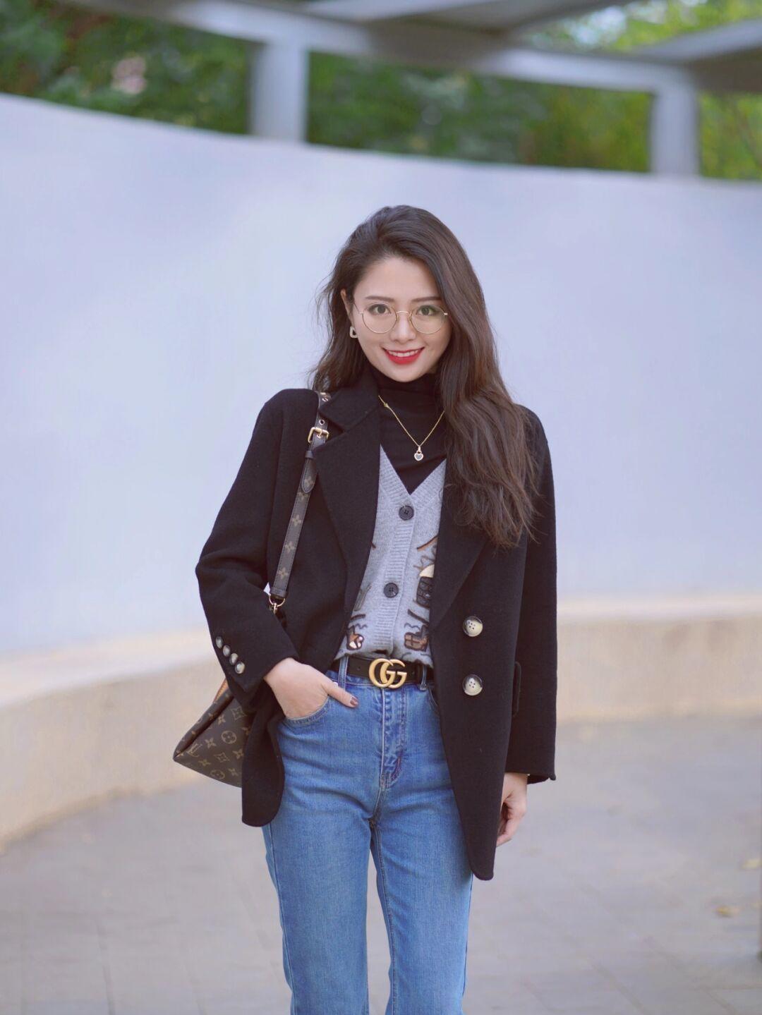 保暖|这个秋冬流行“西装叠穿”,让职场OL也能兼顾保暖与时尚,超好看