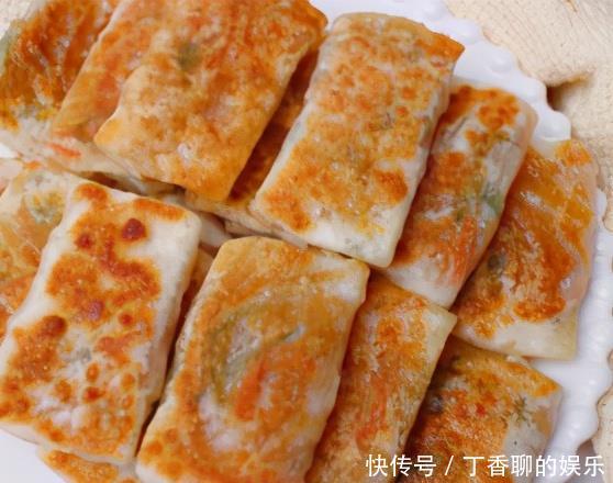  无需|无需揉面就可以做的懒人土豆丝卷饼，酥脆可口，我家孩子吃不够