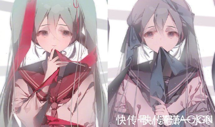 大佬|这位画师大佬的初音太适合当头像了，公主殿下表情既可爱又丰富