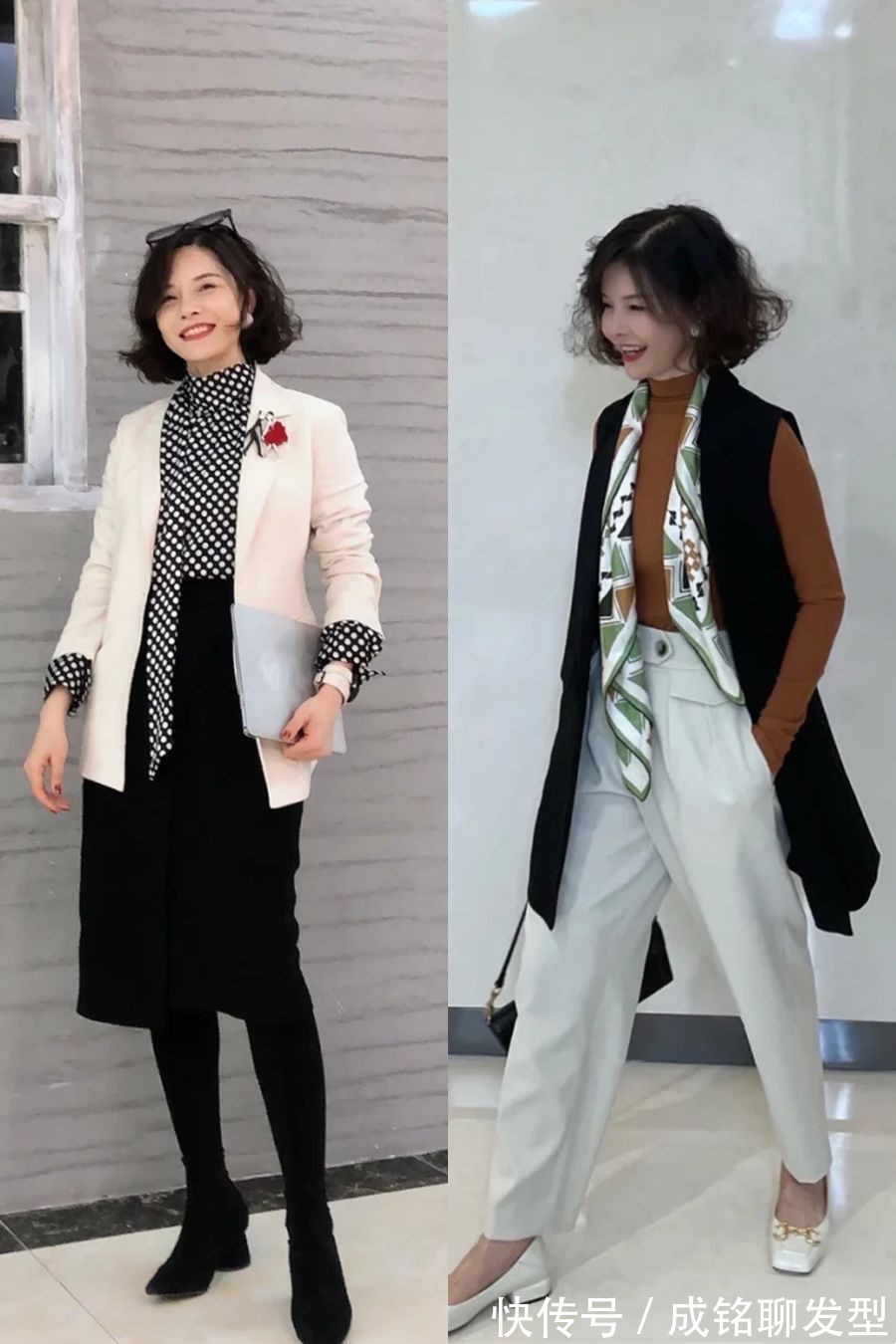 卷发 这才是中年女人该有的装扮,洋气卷发好时髦,知性优雅美丽大方